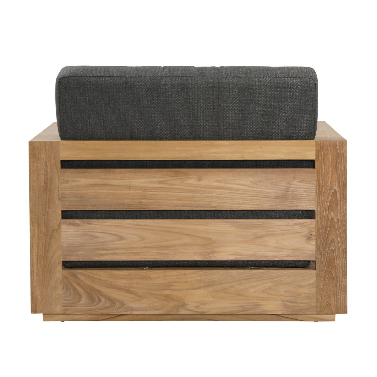 Darlene Outdoor Sofa Chair Charcoal, Accent Chair by Dovetail, 39.45" width x 32.5" height x 33.5" depth View 4