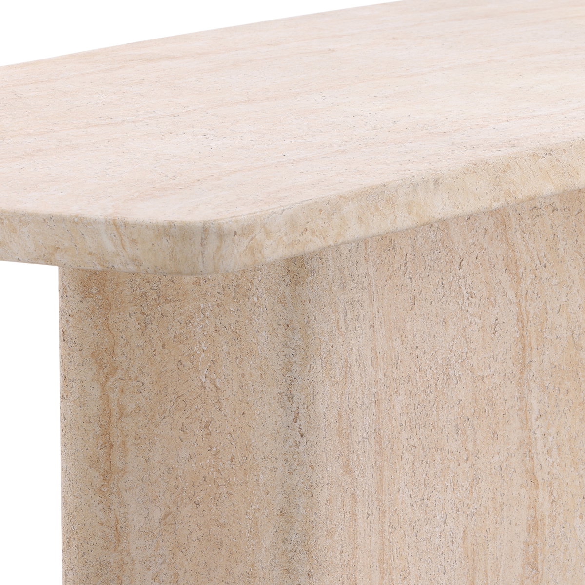 Payson Outdoor Dining Table Natural, by Dovetail, 88.5" width x 30.3" height x 39.4" depth View 4