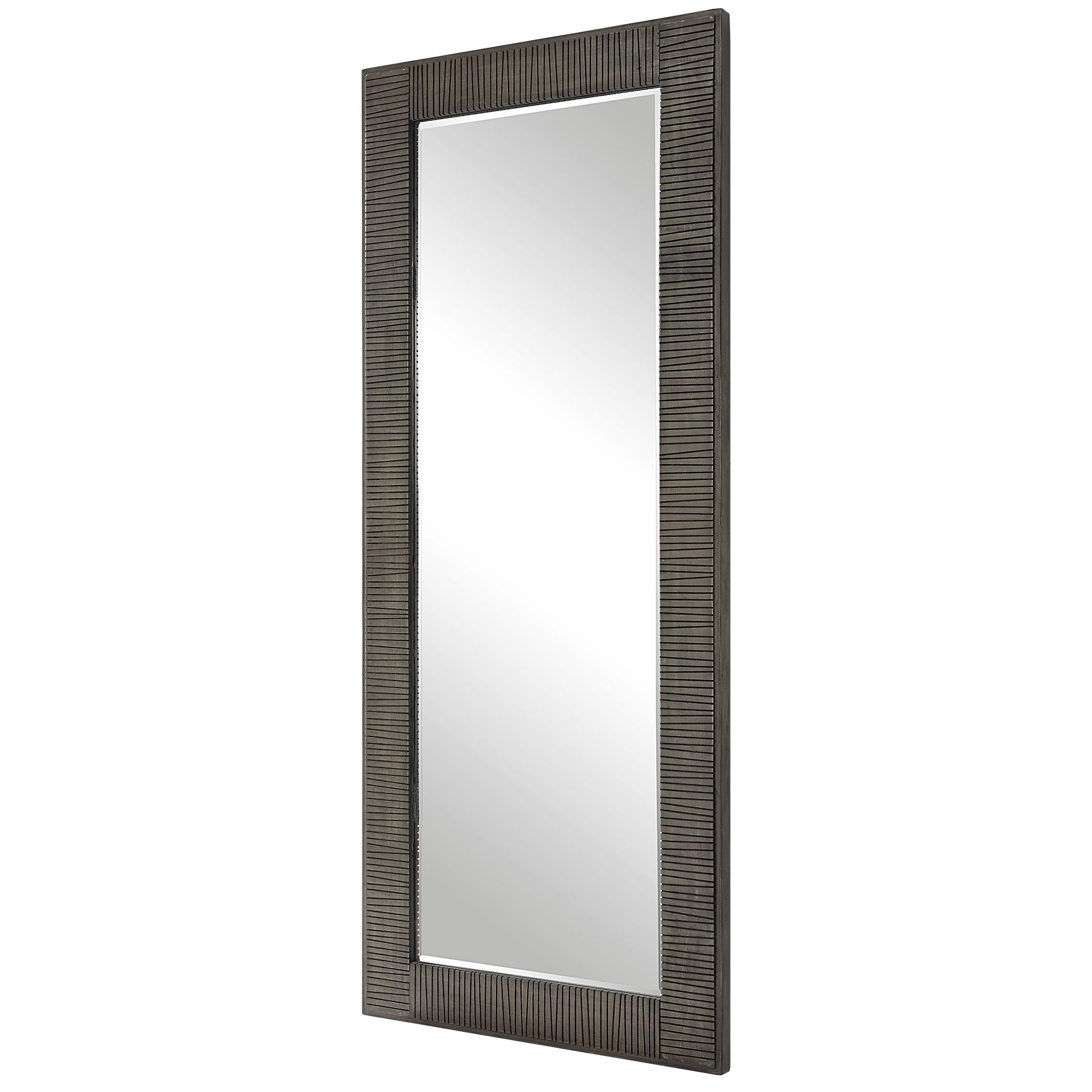 Figaro Oversized Wooden Mirror large image 