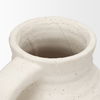 Tyrus Medium Textured Matte White with Speckling Ceramic Vase thumbnail 7