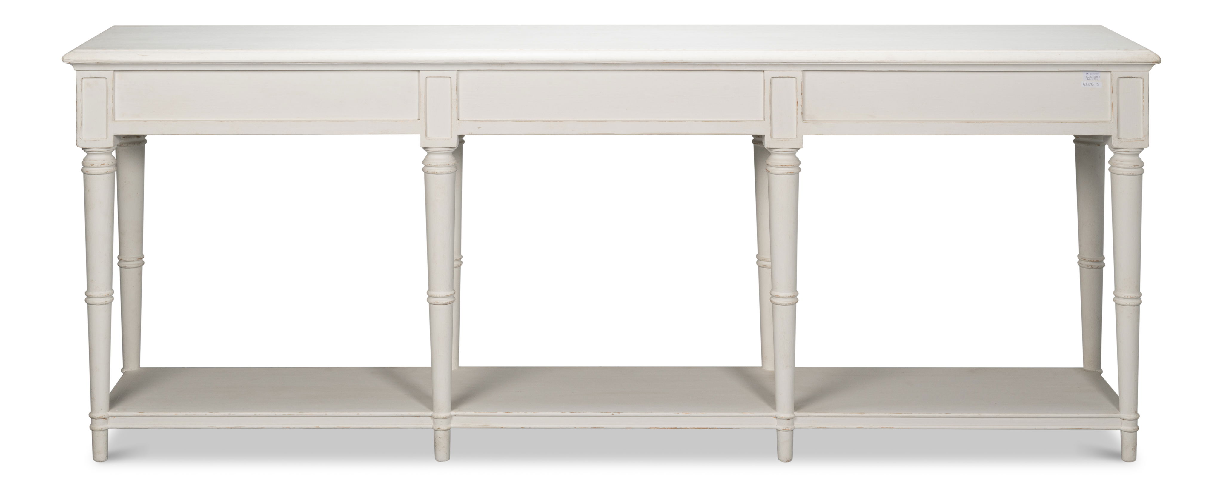 Chantal Console Table Antique White large image 