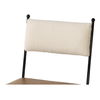 Posta Dining Chair Brown Leather, by Moe's Home, 18.3" width x 33.75" height x 21.65" depth thumbnail 5