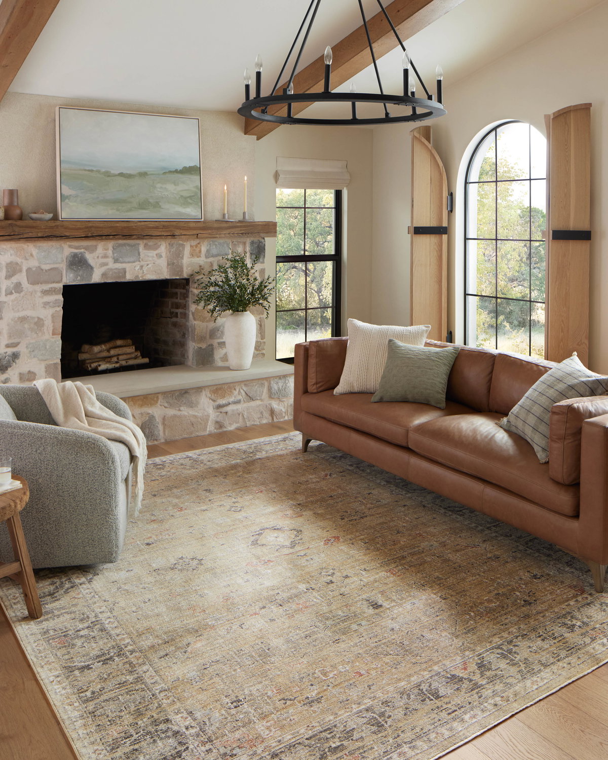 Magnolia Home by Joanna Gaines x Loloi Millie Rug, 5'3" length x 7'6" width View 2