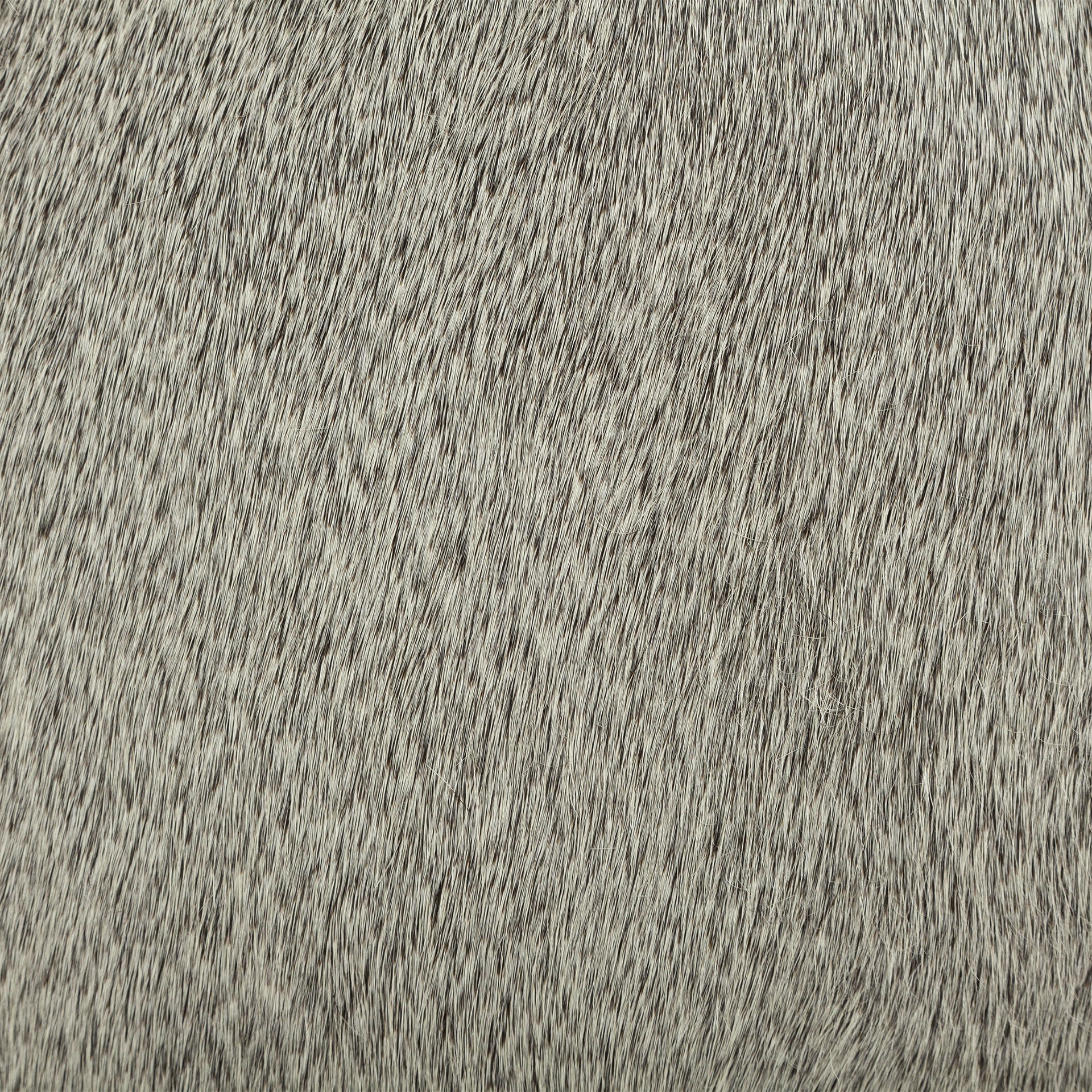 Zahavi I 20' Grey-toned hair-on-hide ottoman large image 