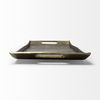 Drey 24L x 10W Gold Rectangular Tray, Decorative Tray by Mercana, 24" length x 9.75" width x 1" height thumbnail 7