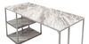 Open Desk With Shelves, Marble Top thumbnail 10