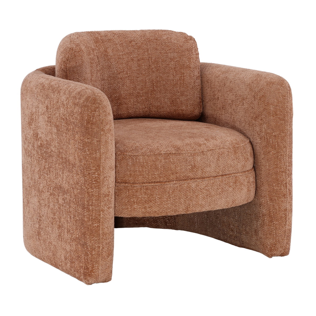 Munson Occasional Chair Clay, Accent Chair by Dovetail, 32.25" width x 30.9" height x 31" depth View 1