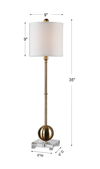 Laton Brass Buffet Lamp thumbnail 2