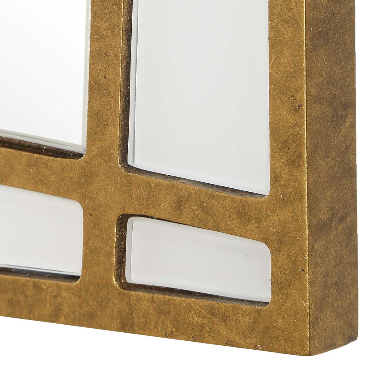 Florence Antique Gold Mirror, by Uttermost, 29.75" width x 45" height x 0.75" depth View 5