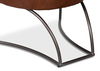 Nagel Distilled Leather Chair,Brown, Seating by Sarreid, 30" length x 33" width x 45659" height thumbnail 4