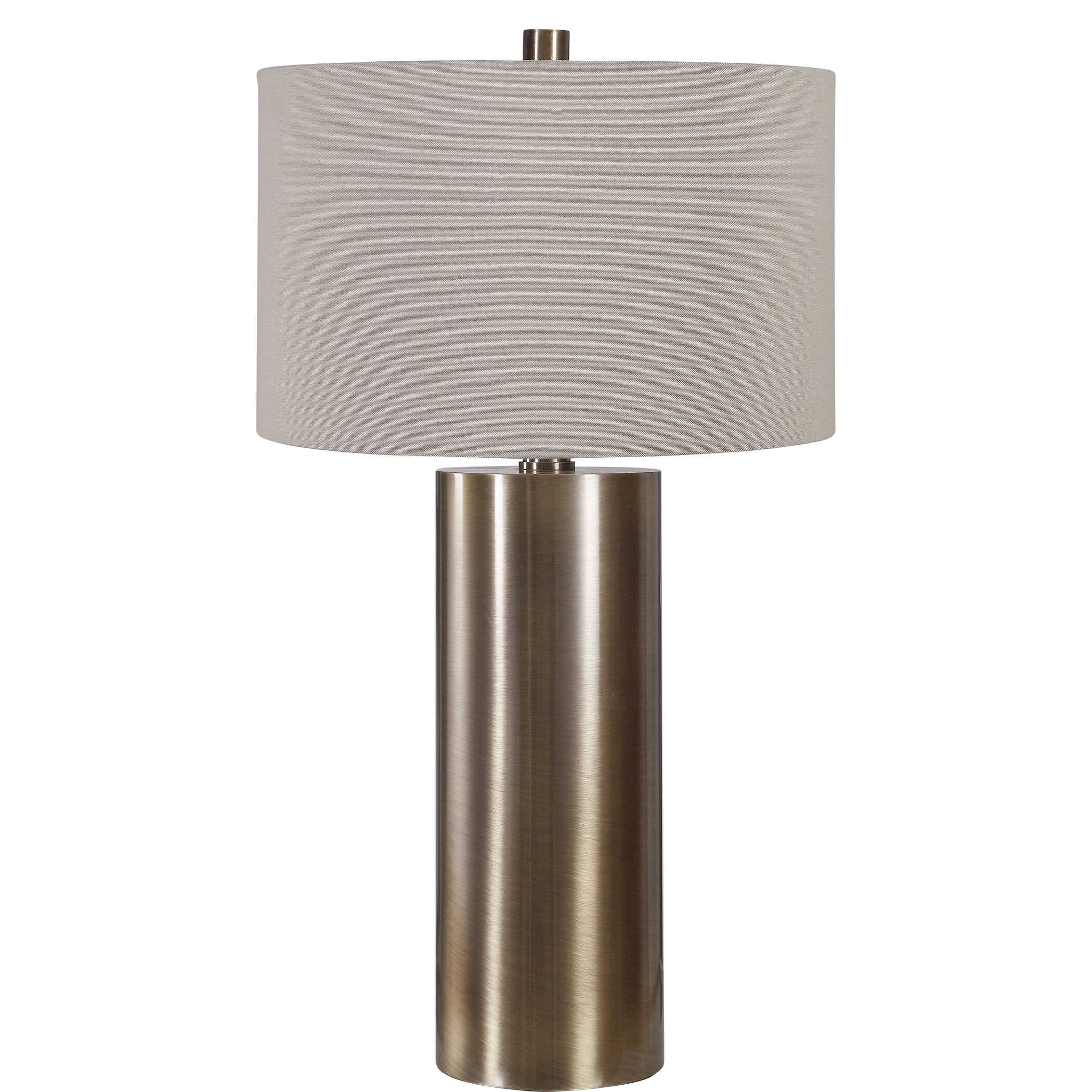 Taria Brushed Brass Table Lamp, by Uttermost, 18" width x 31.5" height x 18" depth View 4