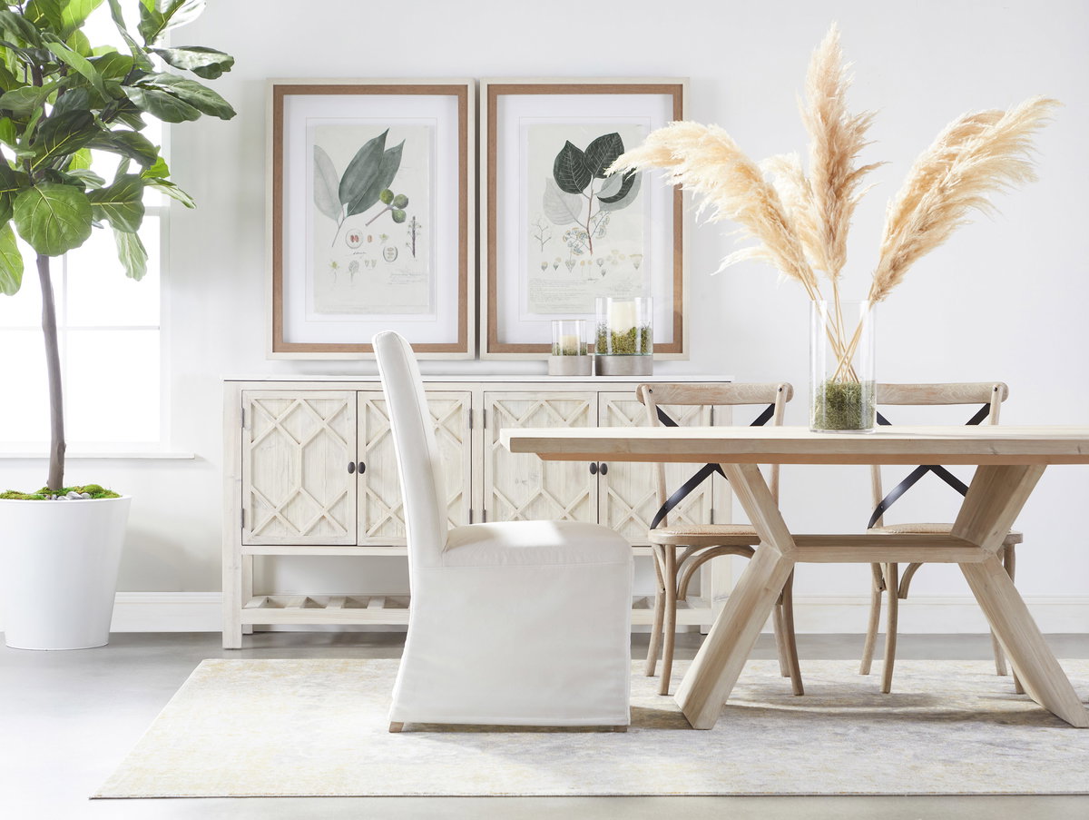 Levi Slipcover Dining Chair, Set of 2, by Essentials for Living, 22" width x 40.5" height x 26" depth View 18