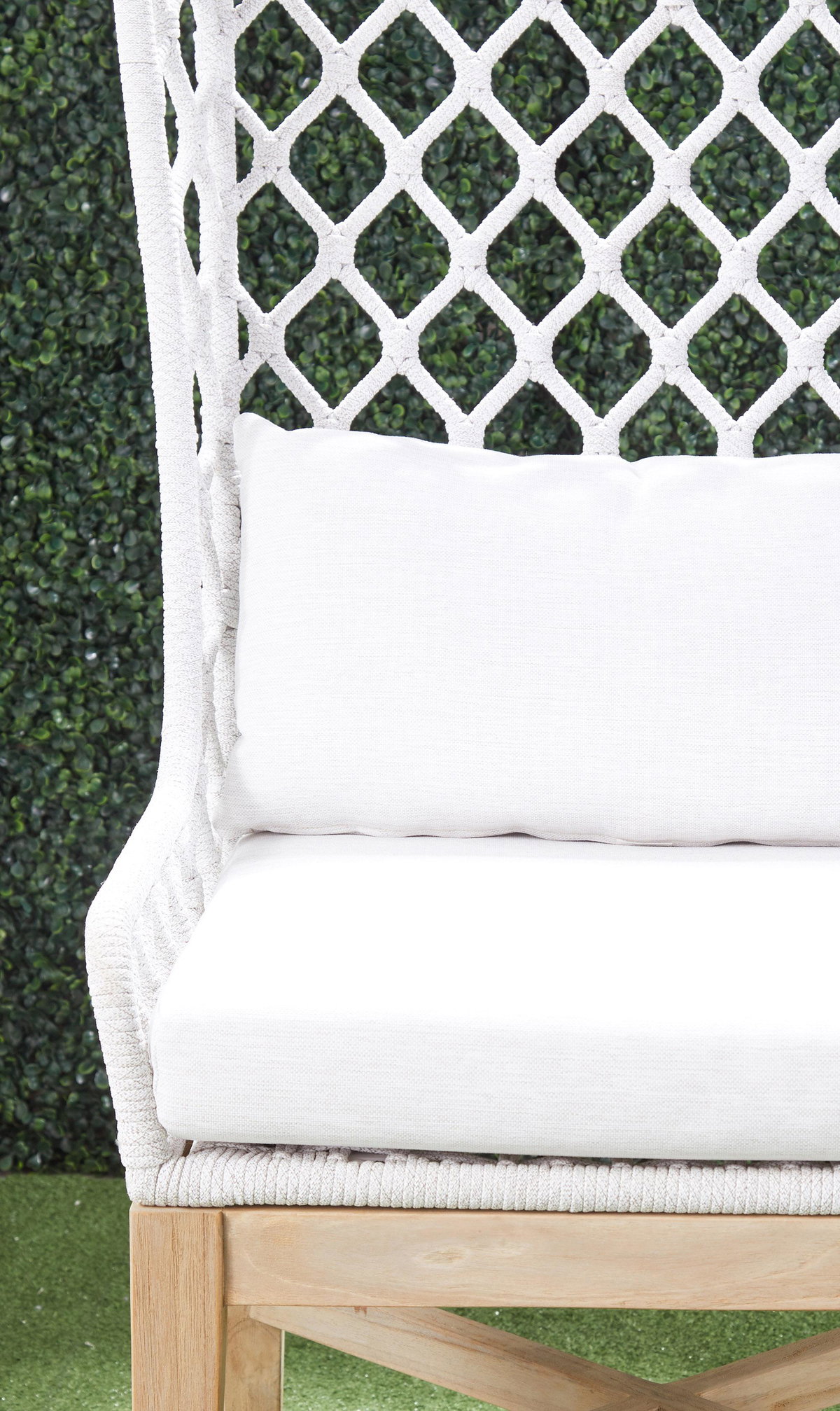 Lattis Outdoor Wing Chair, Dining Chair by Essentials for Living, 25.5" width x 41.25" height x 28.5" depth View 19