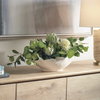 Protea Blooms White Bowl Centerpiece, Artificial Plants & Flower by Uttermost, 24" width x 12" height x 16" depth thumbnail 3