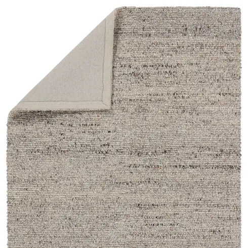 Jaipur Living Burch NVA02 Handmade Solid Cream and Dark Gray Area Rug (9