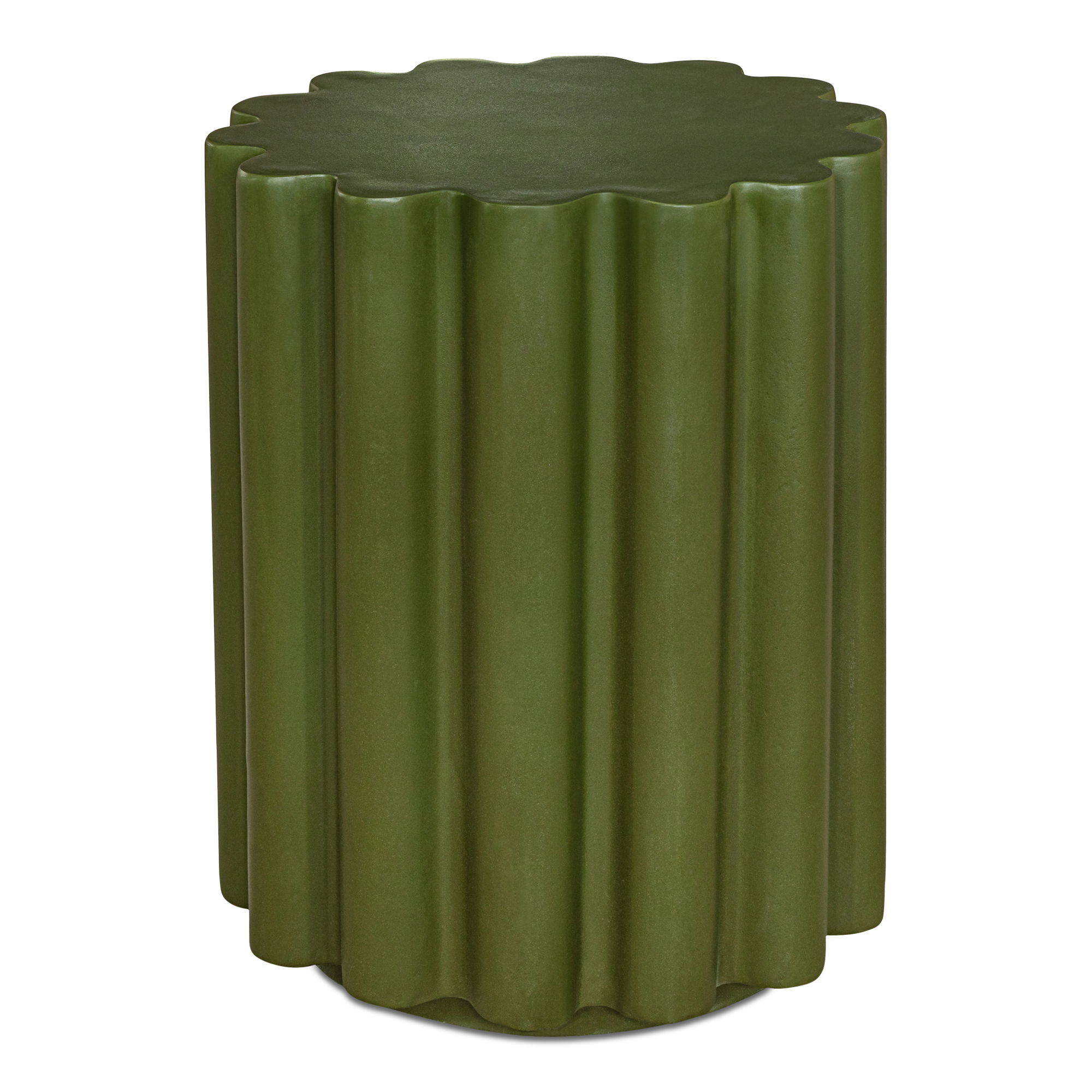 Taffy Accent Table Green, Side & End Table by Moe's Home, 15" width x 18.5" height x 15" depth View 1