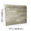 Warehouse Planks Brown Peel & Stick Wallpaper thumbnail 1