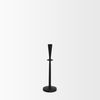 Qwin Matte Black Cast Aluminum Tall Candle Holder, Candles & Candle Holder by Mercana, 4.5" length x 4.5" width x 15" height thumbnail 4