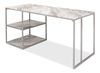 Open Desk With Shelves, Marble Top thumbnail 0