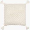 Makrome Accent Pillow, Decorative Pillow by Surya, 18" length x 18" width thumbnail
