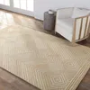 Handmade Tufted Wool Area Rug in Beige thumbnail 7