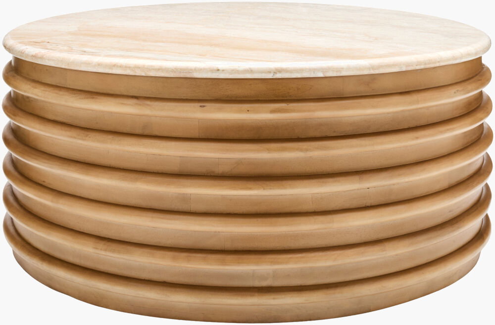 Redondo Coffee Table, by Surya, 38" width x 17" height