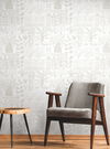 Primitive Trees White & Cream Wallpaper thumbnail 2