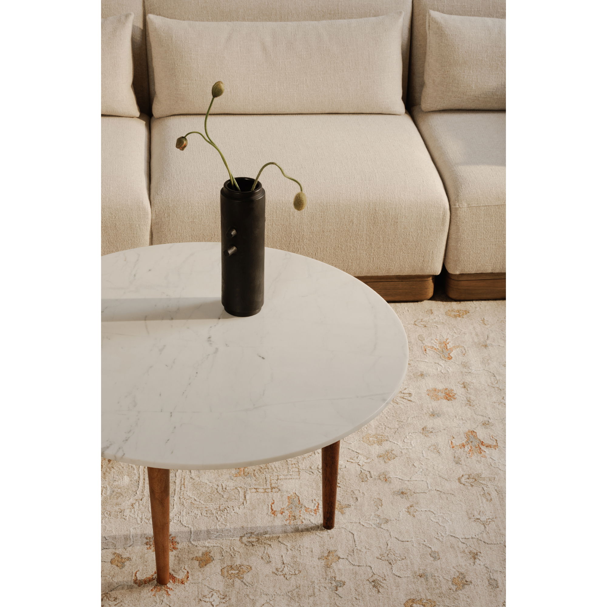 Lark Coffee Table White Banswara large image 