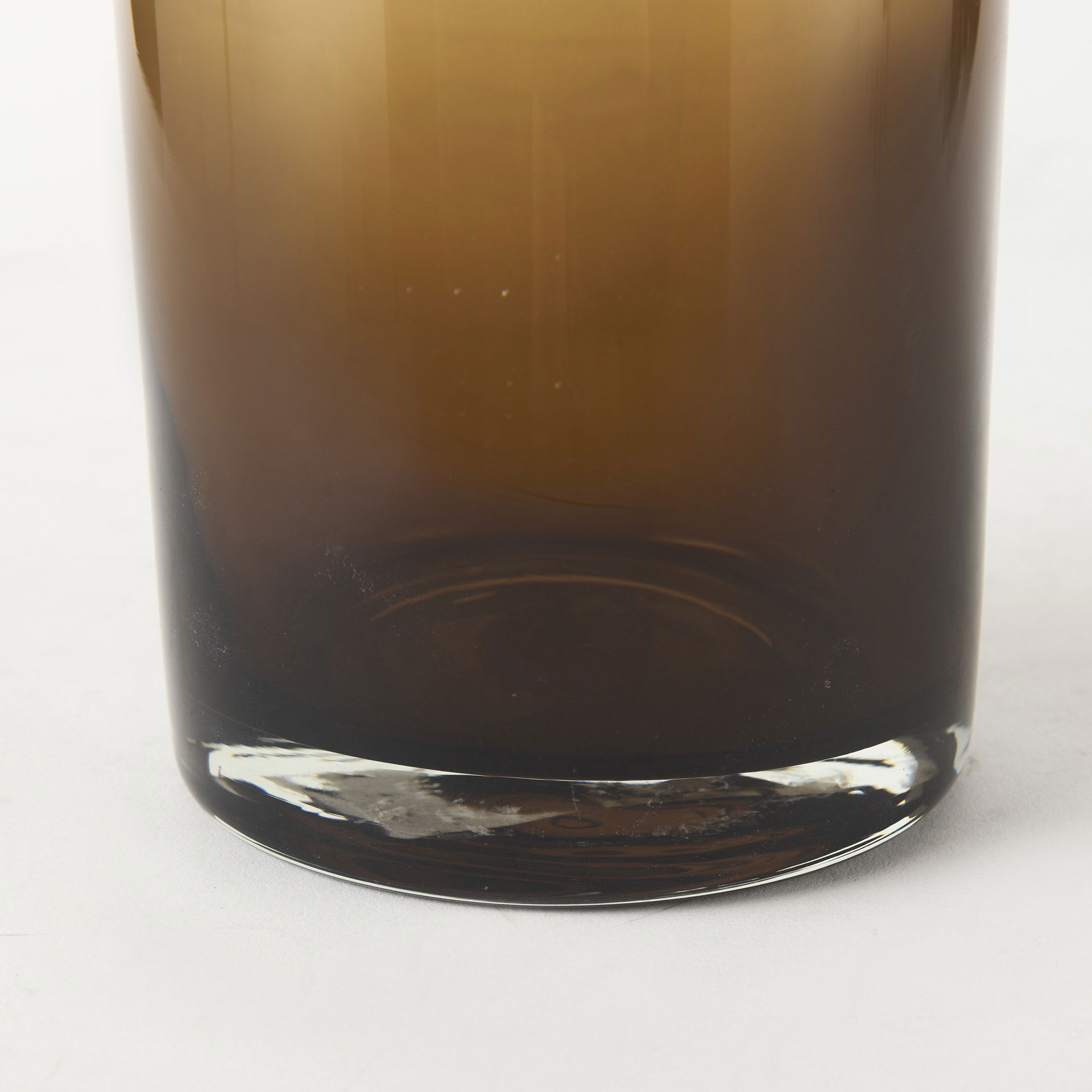 Amrita 4.8L x 4.8W x 16.0H Golden Brown Glass Vase, by Mercana, 4.72" length x 4.72" width x 15.94" height View 8
