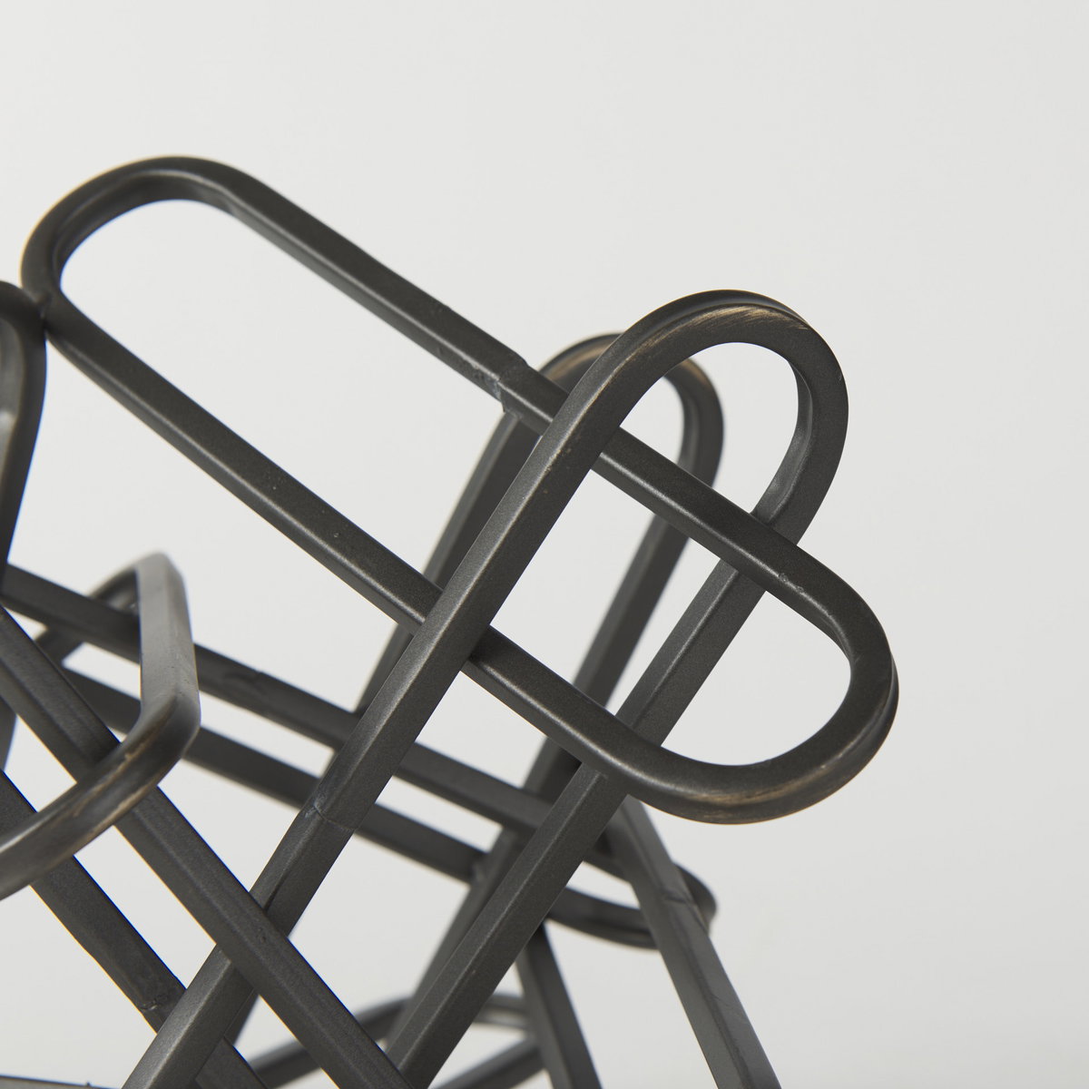 Henderson  Black Metal Paperclip Decorative Object, by Mercana, 10.43" length x 8.27" width x 7.68" height View 11