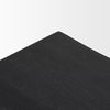 Taniel Textured Black Wood with Black Metal Stool thumbnail 5