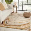 Jaipur Living Atha Handmade Abstract Gold/ Light Taupe Area Rug 5'X8' thumbnail 1