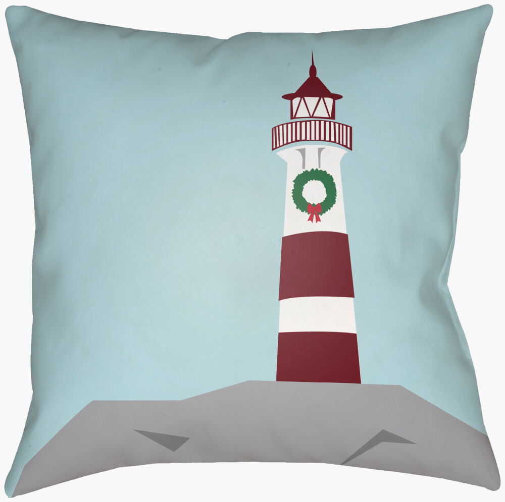 Holiday Cove Accent Pillow, Decorative Pillow by Surya, 16" length x 16" width