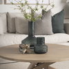 Jolene 11.8' Green Waterglass Glass Vase, by Mercana, 9.84" length x 9.84" width x 11.81" height thumbnail 2