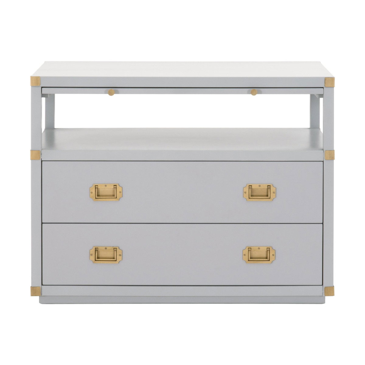 Bradley 2-Drawer Nightstand, by Essentials for Living, 35" width x 27" height x 17.75" depth View 1