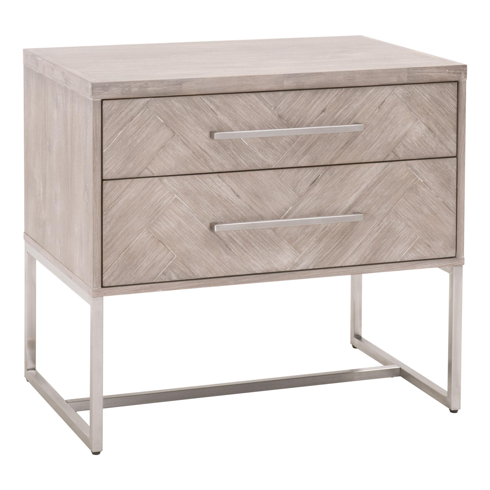 Mosaic 2-Drawer Nightstand, by Essentials for Living, 29.5" width x 27" height x 20" depth View 3