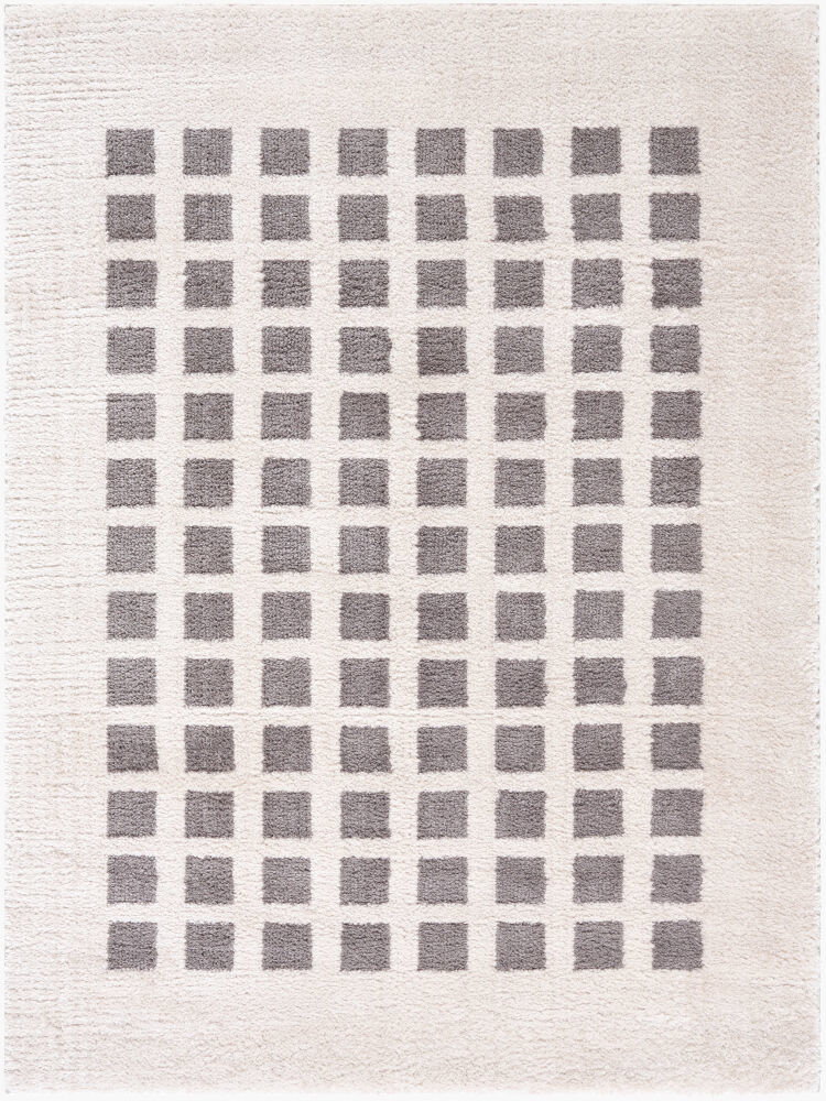 Fossay Shag Machine Woven Rug, by Surya, 2'11.43" length x 1'11.62" width