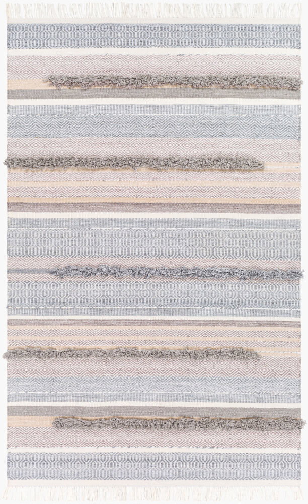 Azalea Handmade Rug, by Surya, 1'6" length x 1'6" width