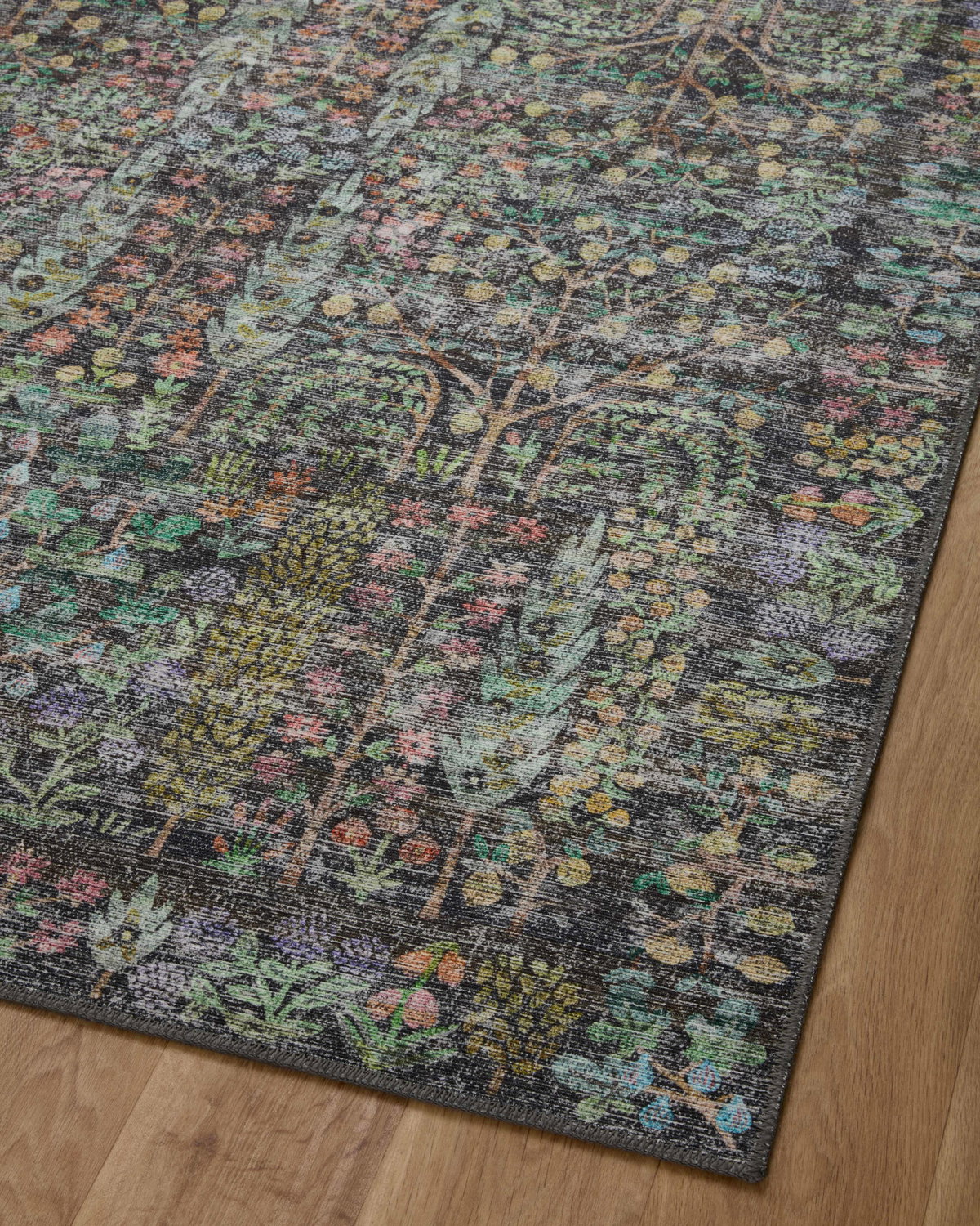 Rifle Paper Co. x Loloi Maison Rug, 5' length x 5' width View 7