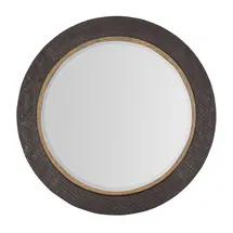 Online Designer Combined Living/Dining Big Sky Beveled Distressed Accent Mirror