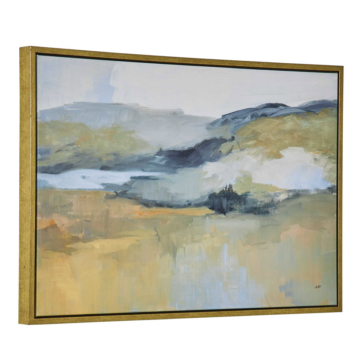 Folded Hills Framed Landscape Art, by Uttermost, 37.5" width x 25.5" height x 2" depth View 5