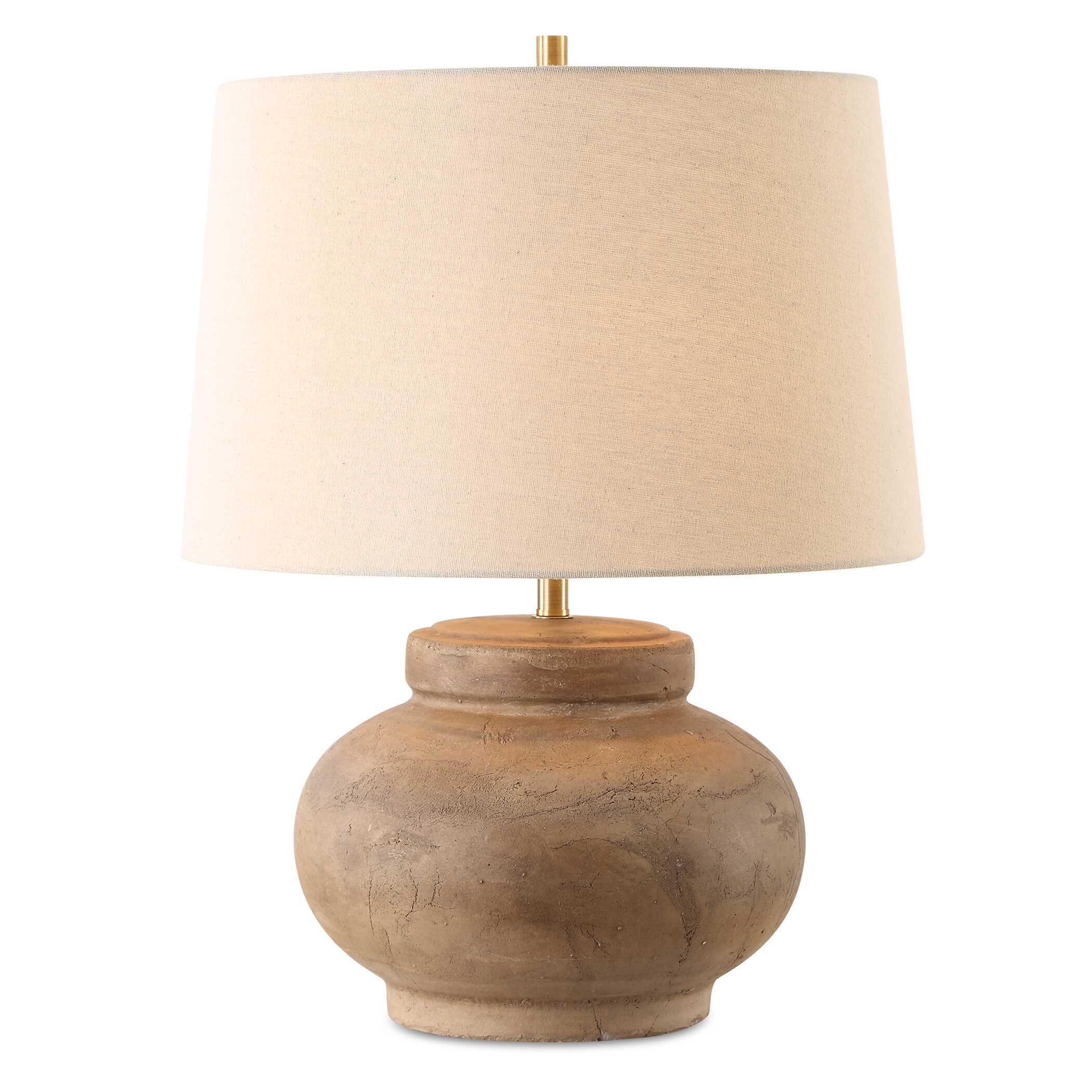 Urbino Aged Terracotta Table Lamp, by Uttermost, 17.5" width x 22.25" height x 17.5" depth View 1