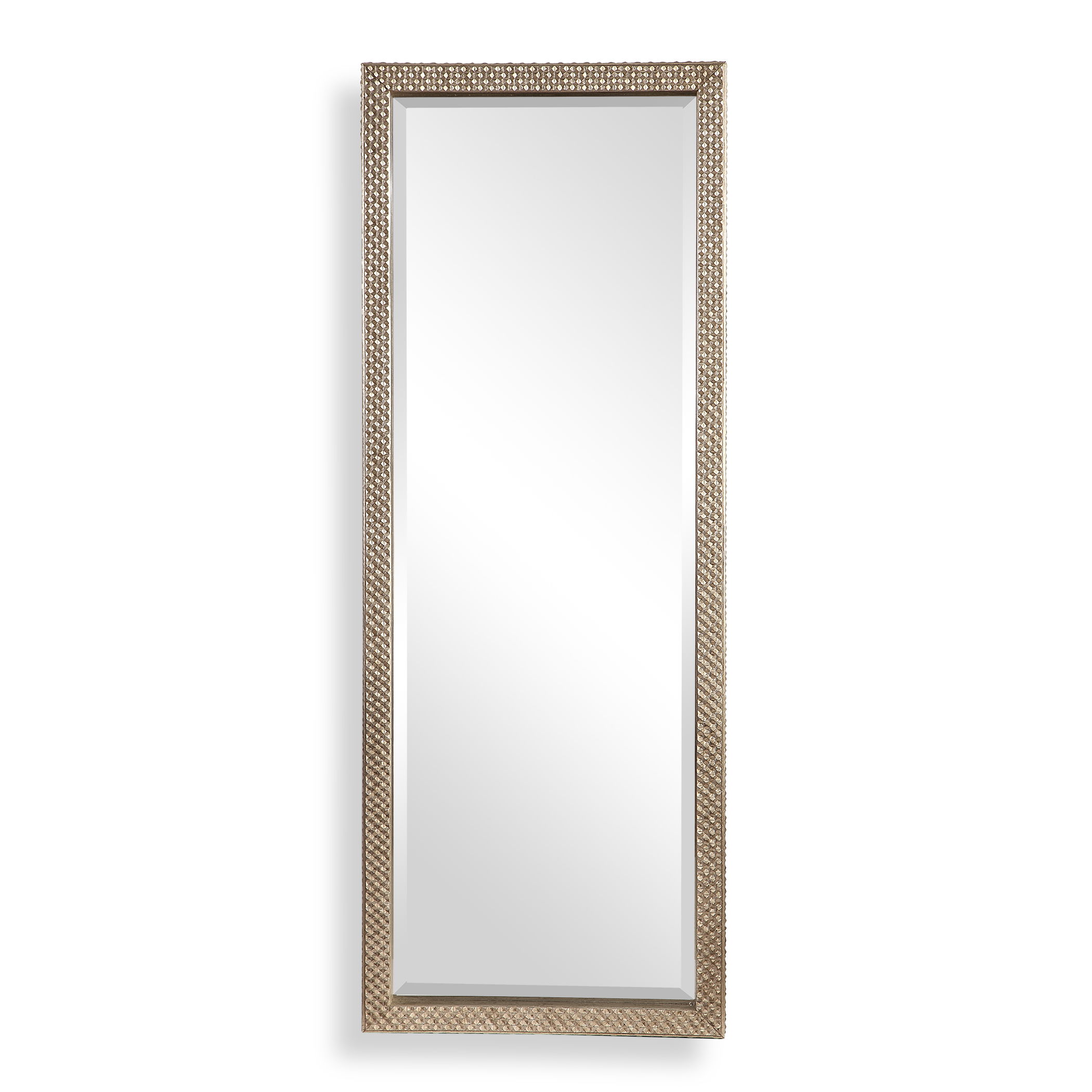 Cacelia Metallic Silver Mirror large image 