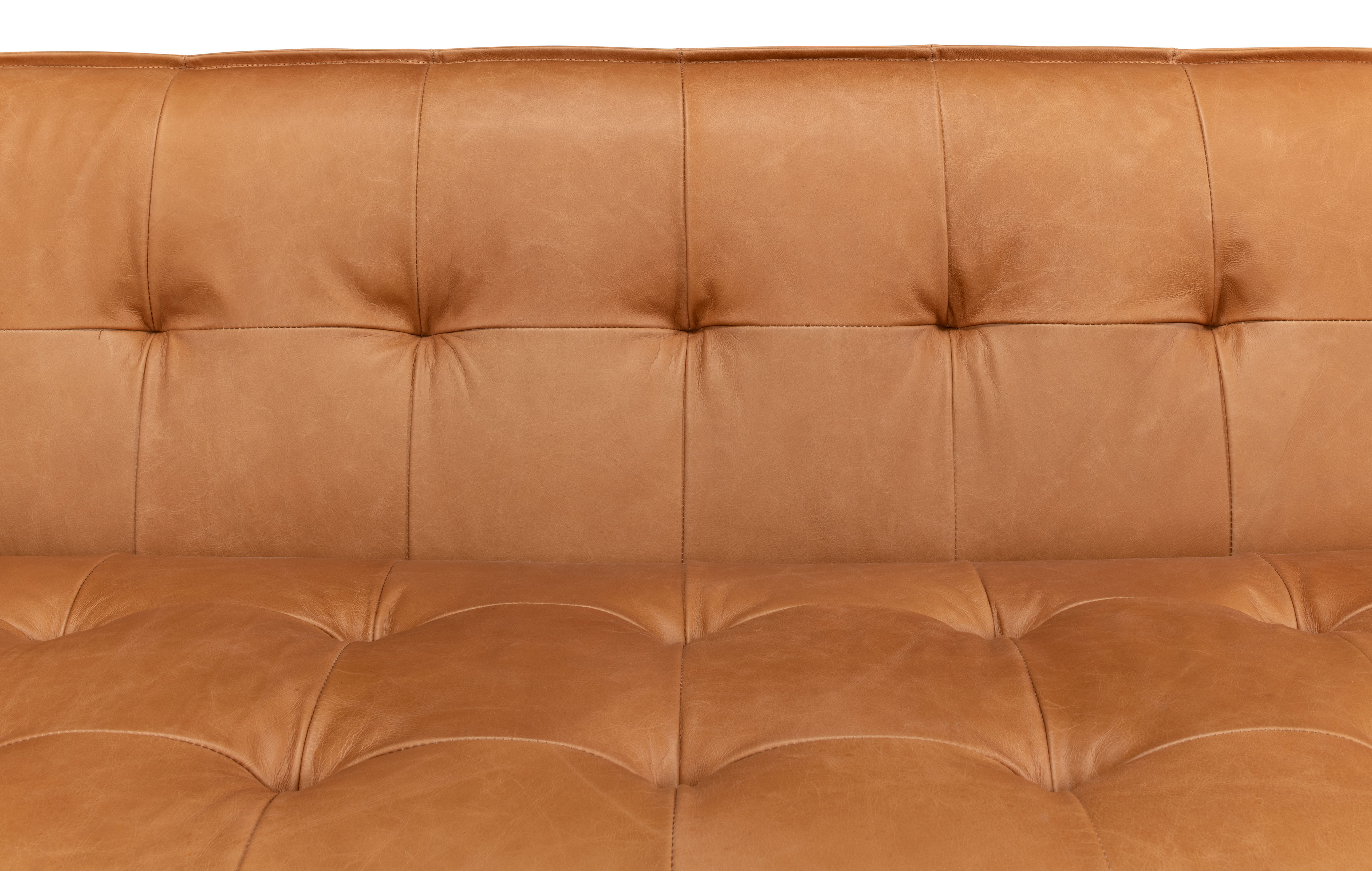 Isaac Leather Sofa large image 