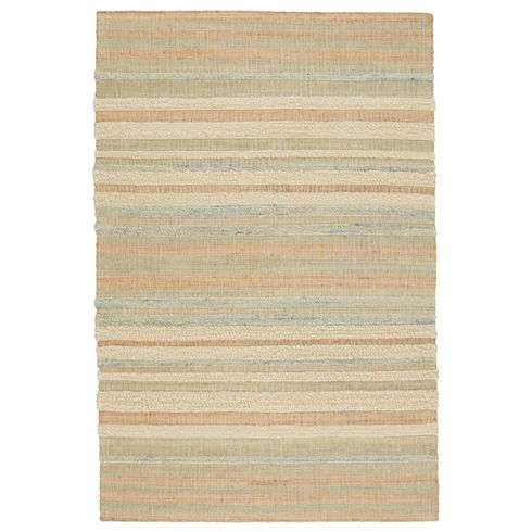 Hand Knotted Jute/Wool Area Rug in Brown
