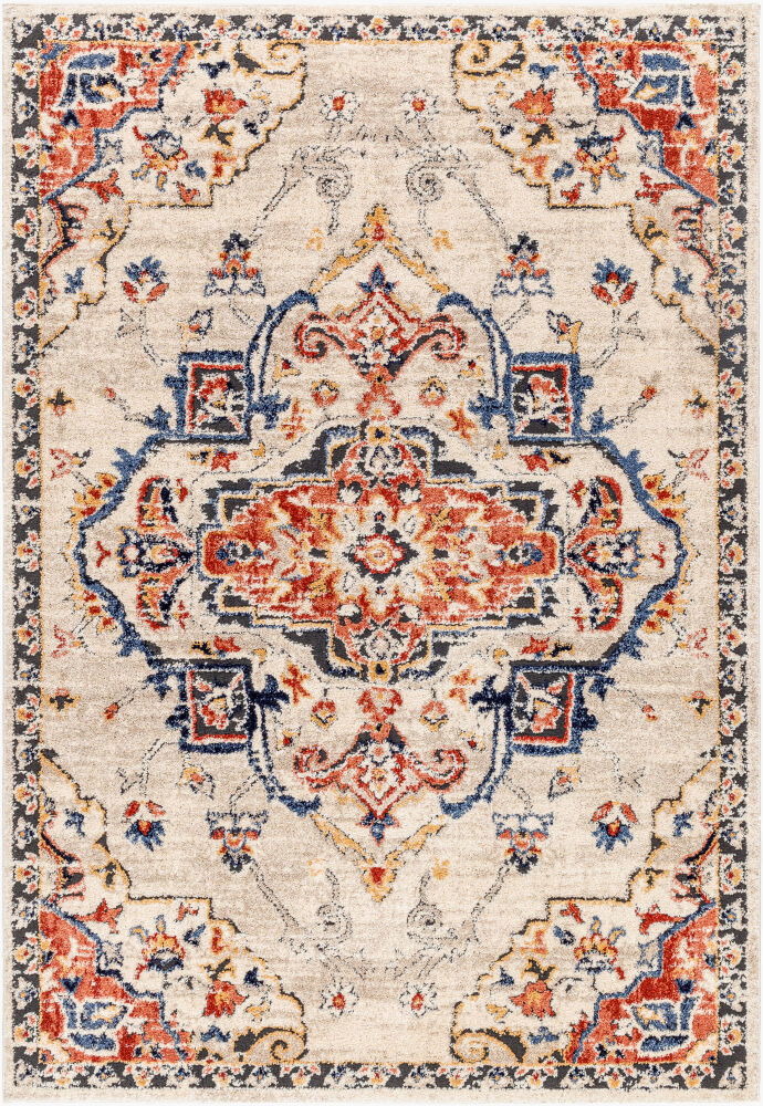 Liebe Machine Woven Rug, by Surya, 1'3.75" length x 1'3.75" width
