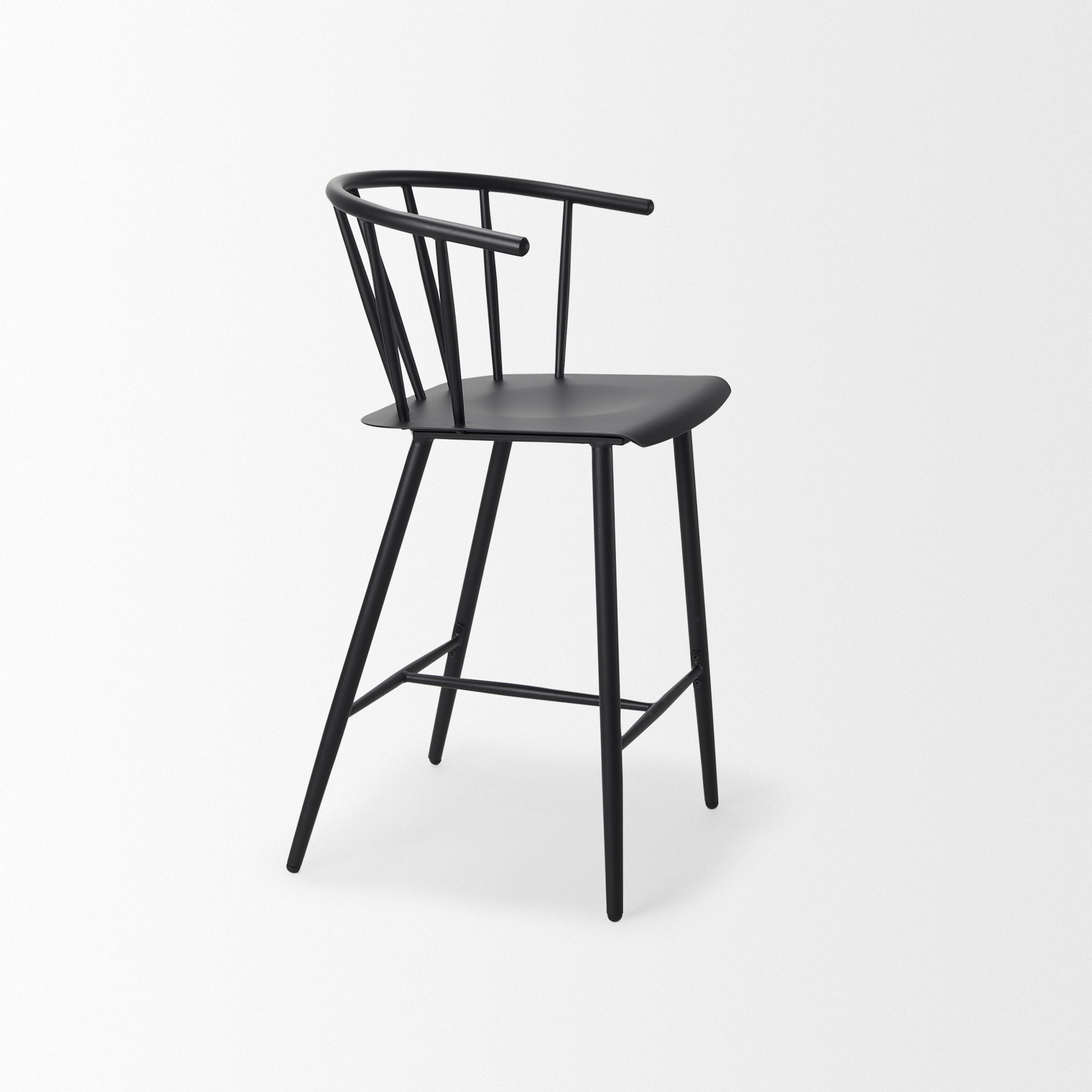 Colin Black Metal Counter Stool large image 