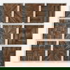 Bryndle Rustic Wooden Squares Set/9, Sculptural Wall Art by Uttermost, 12.5" width x 12.5" height x 1.25" depth thumbnail 1