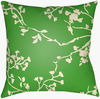 Chinoiserie Floral Accent Pillow, Decorative Pillow by Surya, 18" length x 18" width thumbnail