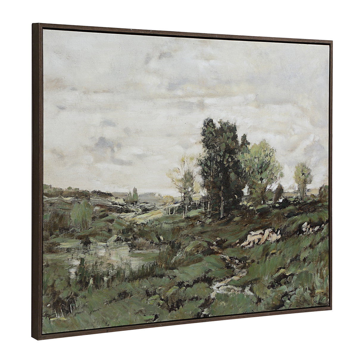 Nature, Painting by Renwil, 40" height x 2" depth View 2